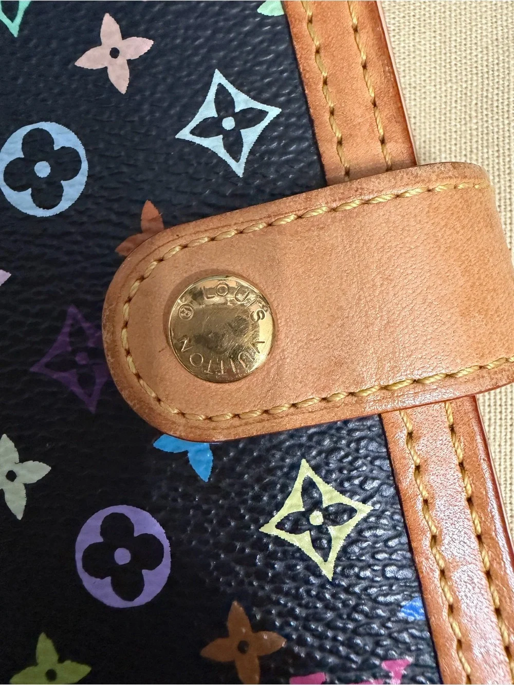 Vintage Louis Vuitton | Murakami Multicolor Agenda PM